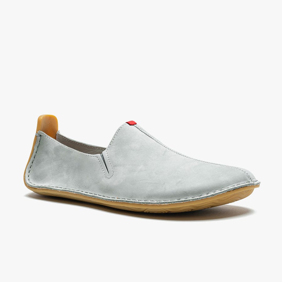 Grey Men's Vivobarefoot Ababa II Casual Shoes | Philippines 0096KORI